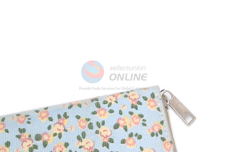 Unique Design  Flower Printing Clutch Bag Female Purse&Wallet