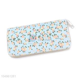 Unique Design  Flower Printing Clutch Bag Female Purse&Wallet