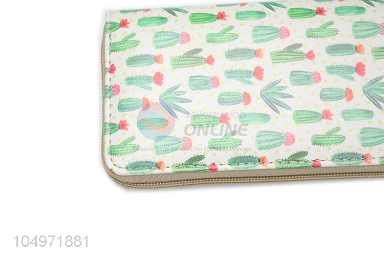 Good Factory Price Plant Pattern Clutch Bag Female Purse&Wallet