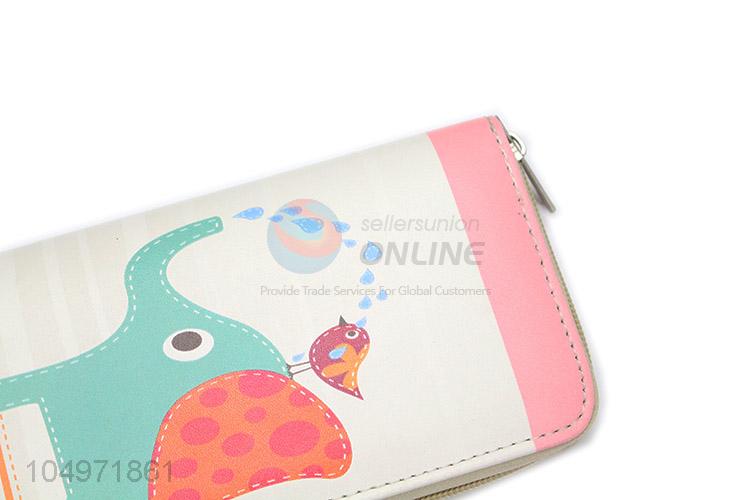 Cheap Price 
Cute Animal Pattern Zipper Clutch Casual Zipper Purse for Women