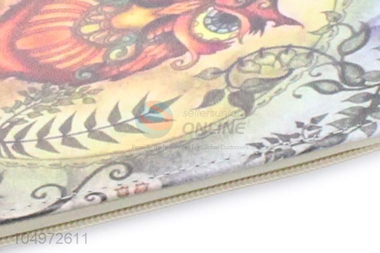 Best Quality Cute Owl Cartoon Animals Ladies Clutch Women Wallet Purse