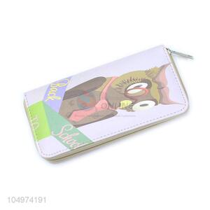 Factory Direct High Quality Cute Owl Cartoon Animals Photo Holders Women Purse Wallet Female Purse Wallets