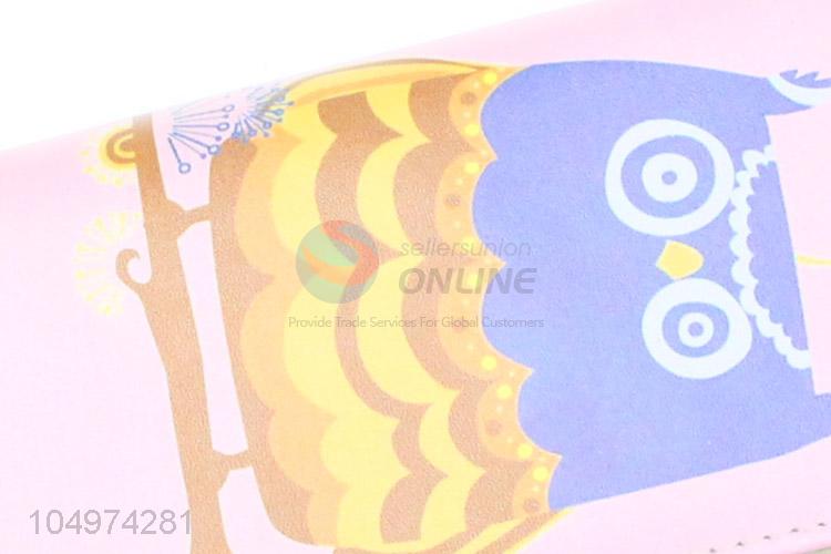 New Useful Cute Owl Cartoon Animals Zipper Clutch Casual Zipper Purse for Women