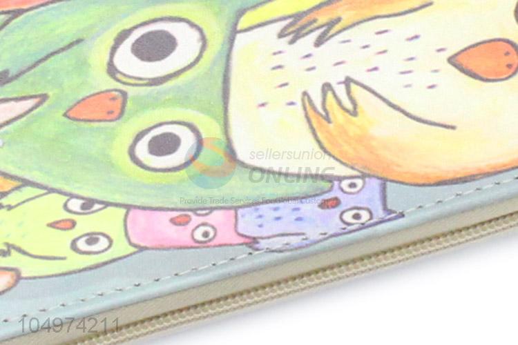 Good Reputation Quality Owl Printed Women's Purse Coin Money Bag