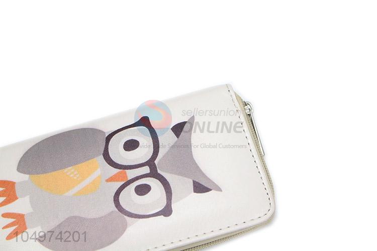 New Products Owl Pattern Long Women Wallets Card Holder Female Clutch