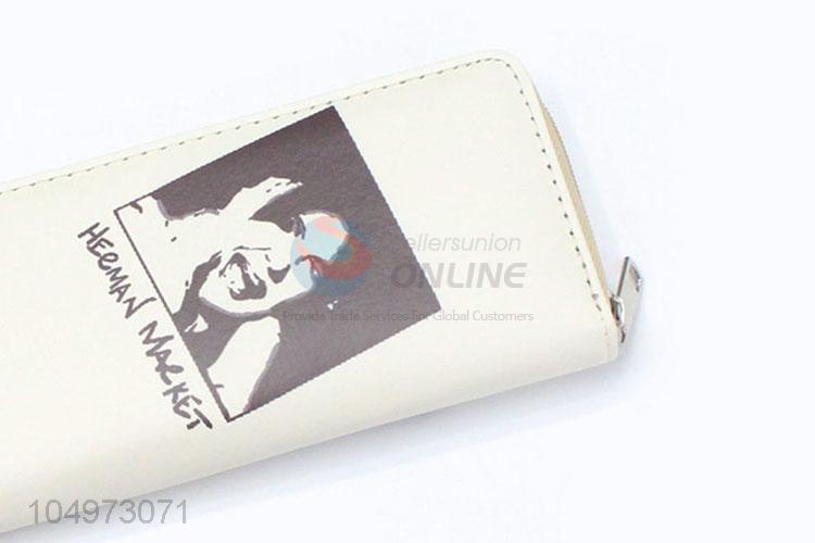 Cheap and High Quality Zipper PU Leather Coin Card Holder Wallet