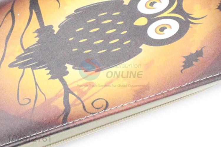 High Sales Cute Owl Cartoon Animals Fashion Clutch Bag Female Purse&Wallet