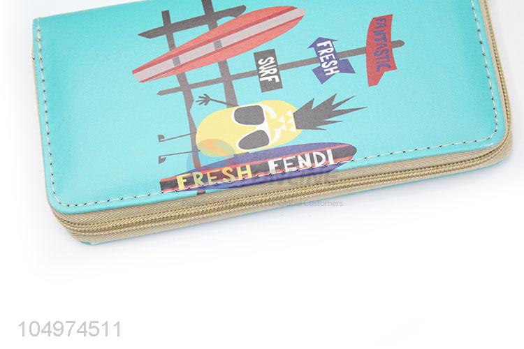 Wholesale Unique Design Cute Long Wallet Women Canvas Wallets