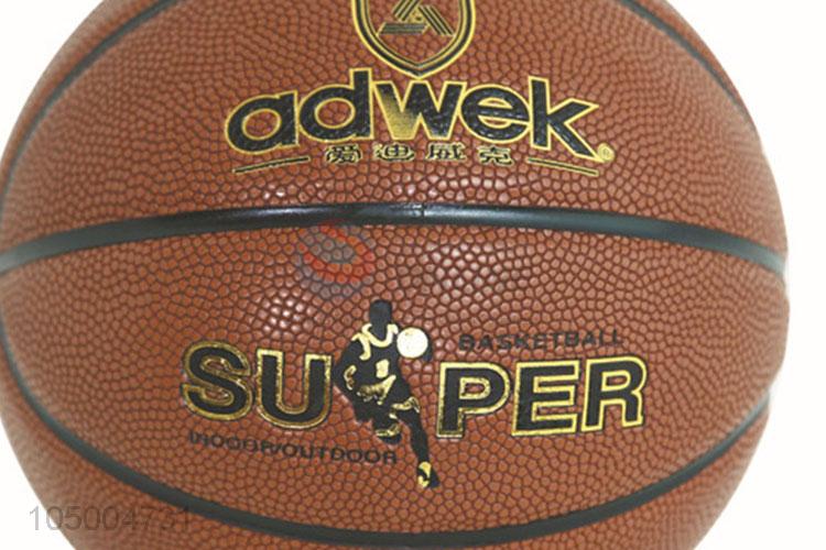 Wholesale custom standard size 7 pu basketball