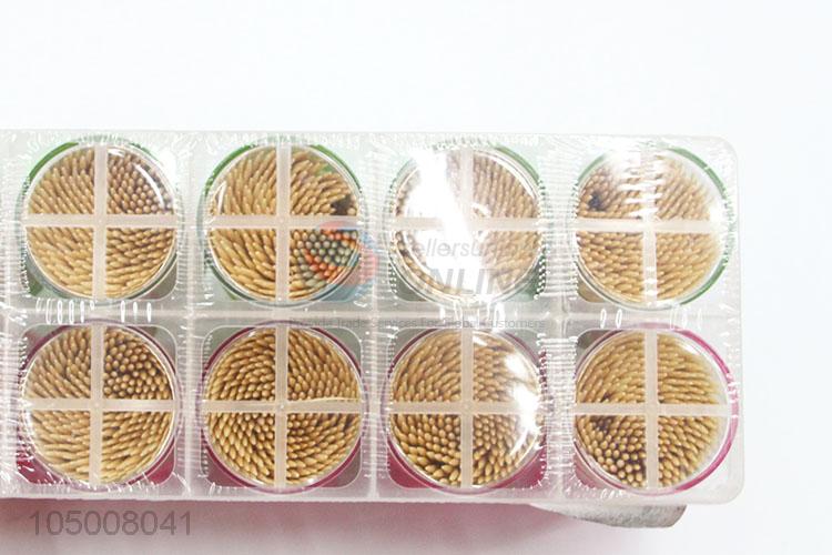 Delicate Design Eco-Friendly Natural 10 Boxes Bamboo Material Toothpicks