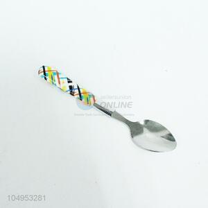 Stainless Steel Spoon With Color Hand