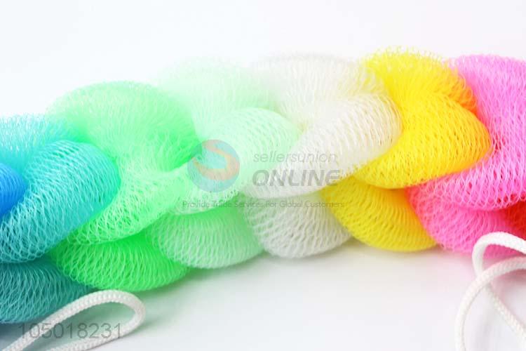 Fashion Style Fiber Bath Loofah Shower Body Washing Clean Exfoliate Puff