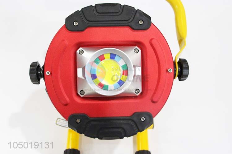 Fashion Red Color Round Shaped Working Light with Battery Charge, Charging Line Charge
