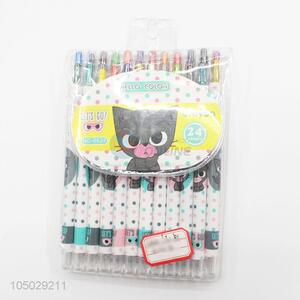 Promotional Low Price 24 Colors School Non-Toxic Drawing Crayon for <em>Kids</em>
