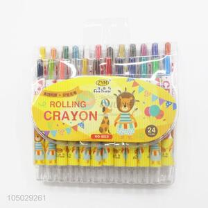 Portable <em>Kids</em> Drawing 24 Colors Non-Toxic Crayon