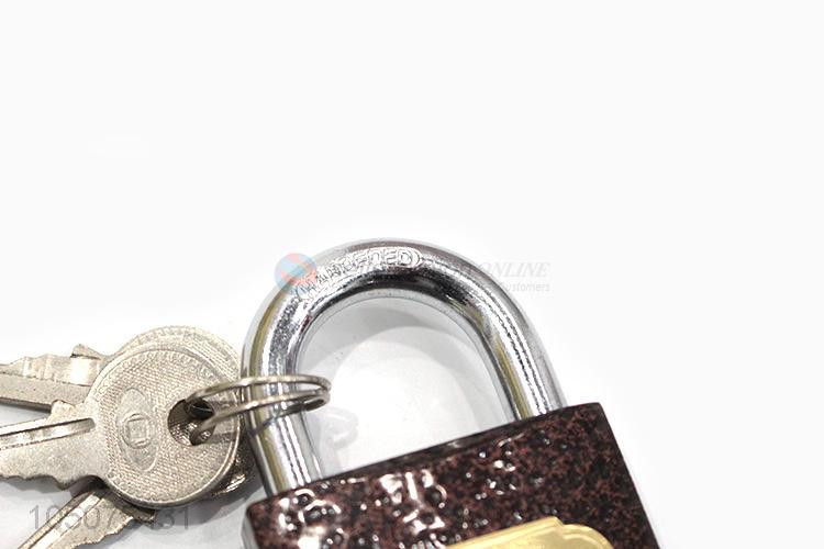 Factory sales cheap powder coating padlock with keys