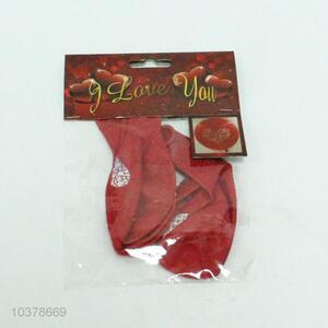 Competitive Price 5pcs Red Valentine Balloon for Sale