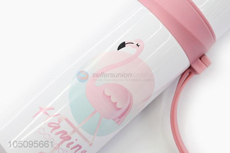 Wholesale Top Quality Flamingos Pattern Thermos Cup Travel Cup For Girl