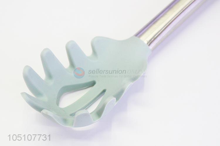 Top Sale Silicone Kitchen Utensils Pasta Scoop Cooking Tool Noodles Spoon