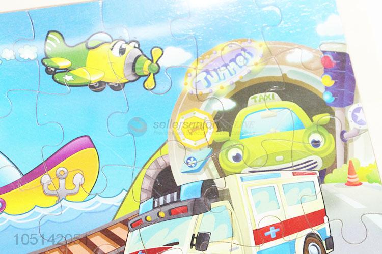 Creative Design Transport Tools Jigsaw Puzzle Multilayer Early Educational for Children