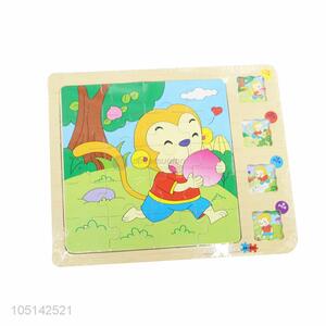 New Style 4 Layers Cute Cartoon Animals Jigsaw Puzzle Toy for Kids Gift