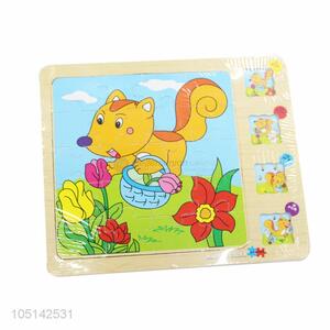 Exquisite Wholesale 4 Layers Wooden Puzzle Board Cute Animals Puzzle Toy