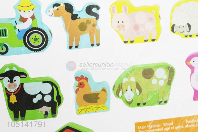 13Pcs/Set Farm Animal Building Fun Rope Connection