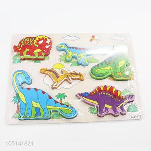 Chinese Factory Reusable Baby Kids Cognition Dinosaur Puzzle Toys