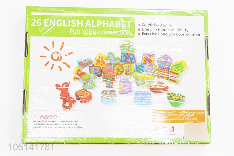 26Pcs/Set English Alphabet Fun Rope Connection