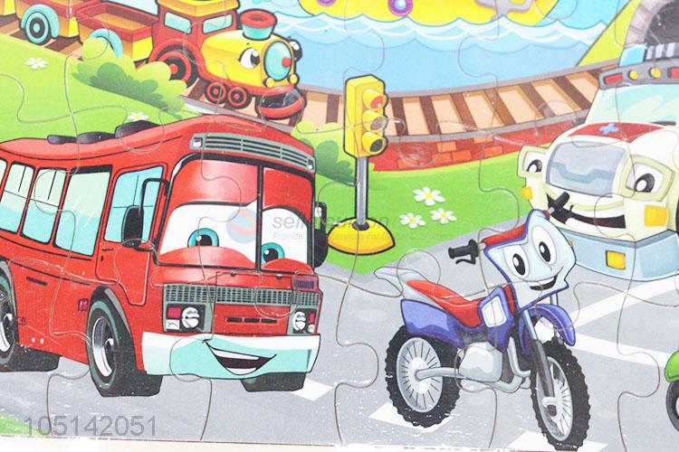 Creative Design Transport Tools Jigsaw Puzzle Multilayer Early Educational for Children