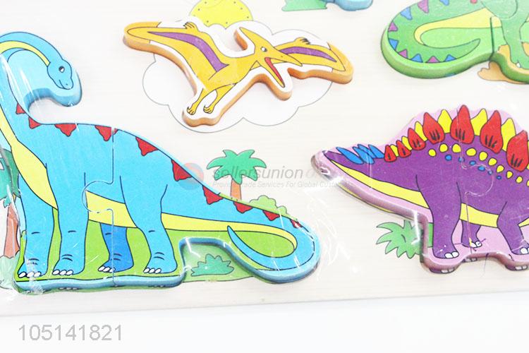 Chinese Factory Reusable Baby Kids Cognition Dinosaur Puzzle Toys