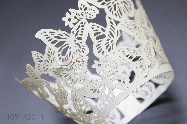 Wholesale custom laser cut paper cakecup w/o bottle