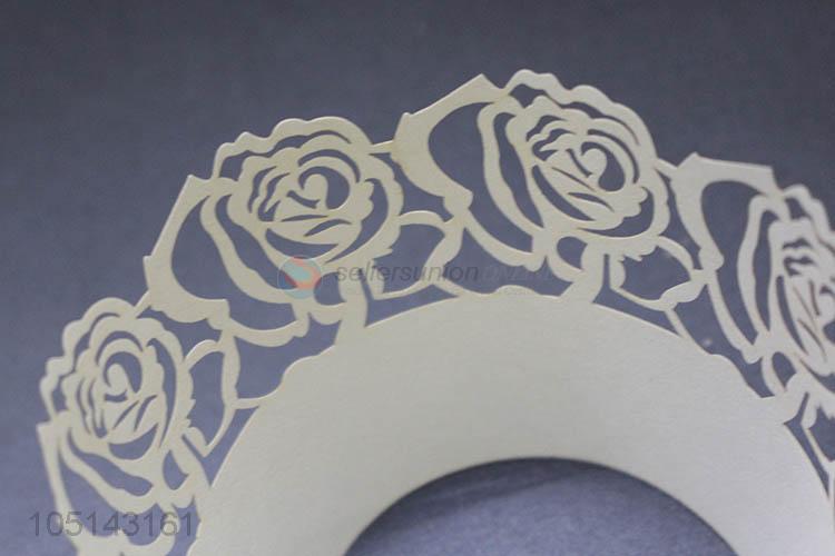 Most popular cheap laser cut decorative cakecup