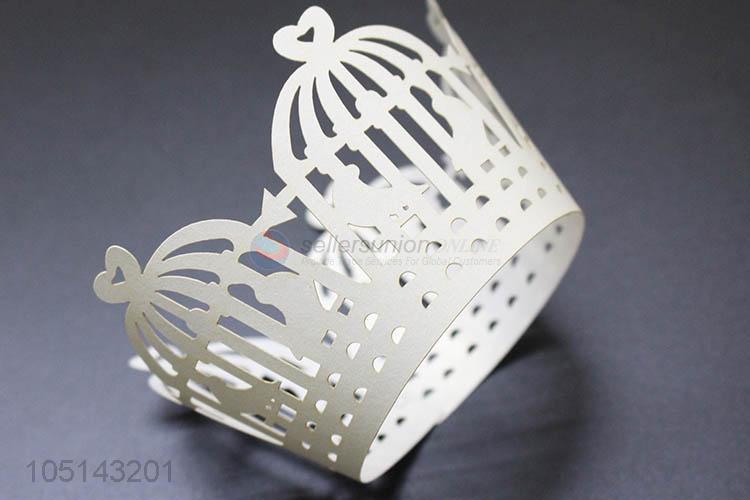 Wholesale low price laser cut decorative cakecup