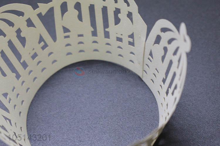 Wholesale low price laser cut decorative cakecup