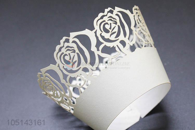 Most popular cheap laser cut decorative cakecup