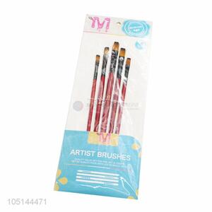 Utility And Durable 5 Pcs/Set Nylon Hair Painting Brush Set Art Supplies