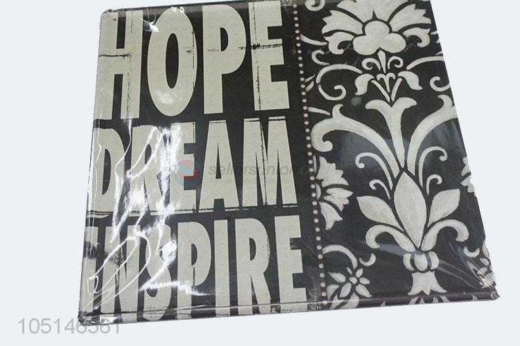 Low price American style iron paiting wall decoration