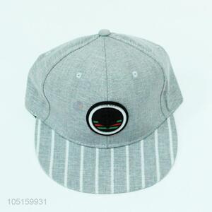 Grey Color Cartoon Decoration Baseball Cap for Boy