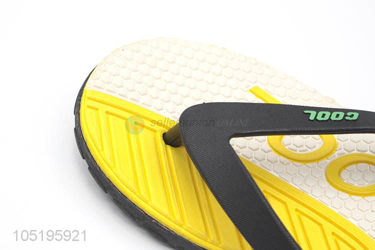 Factory Excellent Comfortable Simple Men Beach Slippers
