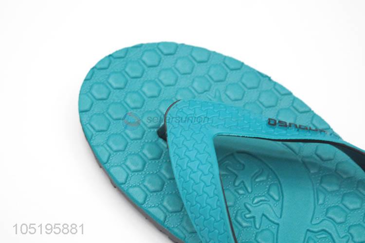 Chinese Factory Men Shoes Solid Flat Bath Slippers Summer Sandals