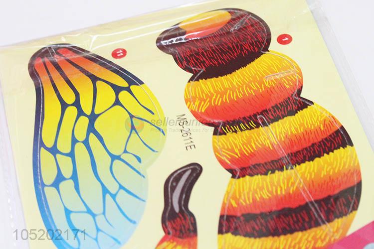 Fashion Design 2pcs DIY 3D Puzzle Insect Series Children Kids Educational Toys