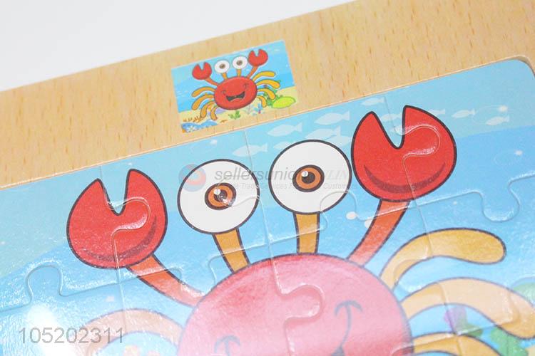 Wholesale Top Quality Big Crab Cartoon Children Puzzles