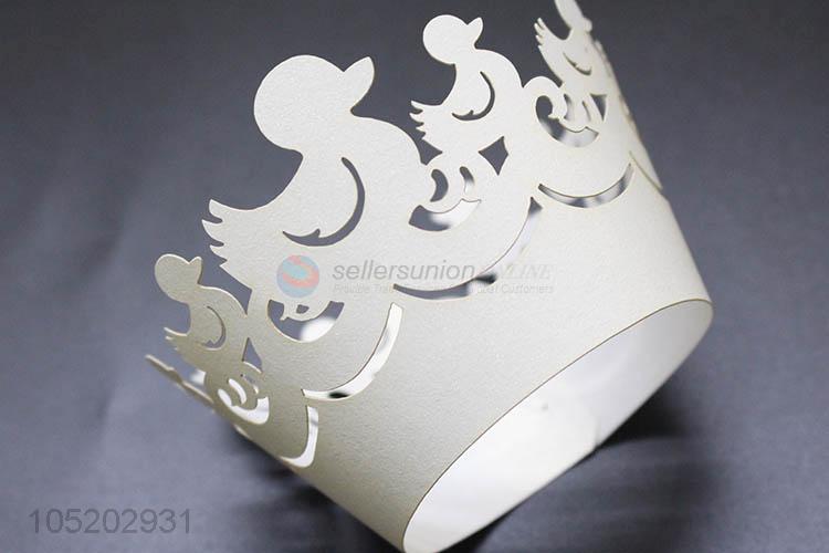 New arrival wedding favor party supplies laser cut cup cake wrappers