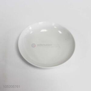 High sales family supplies tableware white ceramic plate