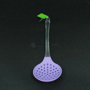 Cheap professional silicone leakage ladle with transparent handle