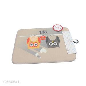 Lowest Price Owl Pattern Plush Anti-slip Mat Thick Floor Carpets for Living Room