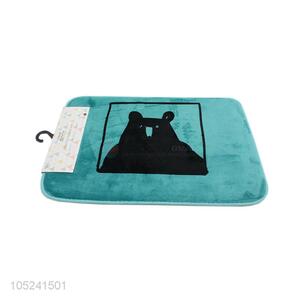 Unique Black Bear Parrern Door Mat Carpet Home Decor Floor Slip Resistant Mat