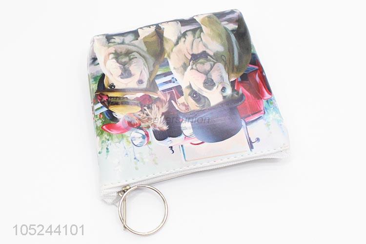 Direct factory mini pu printed coin wallet