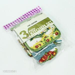 Wholesale 3 Piece Kitchen Set Microwave Oven Mitts